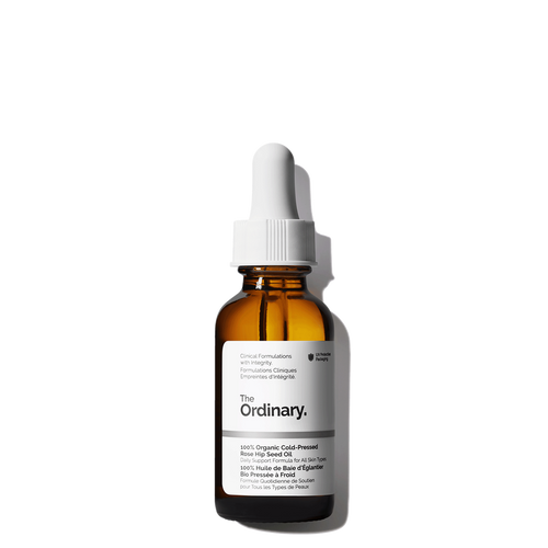 100% Organic Cold-Pressed Rose Hip Seed Oil to reduce signs of photoaging