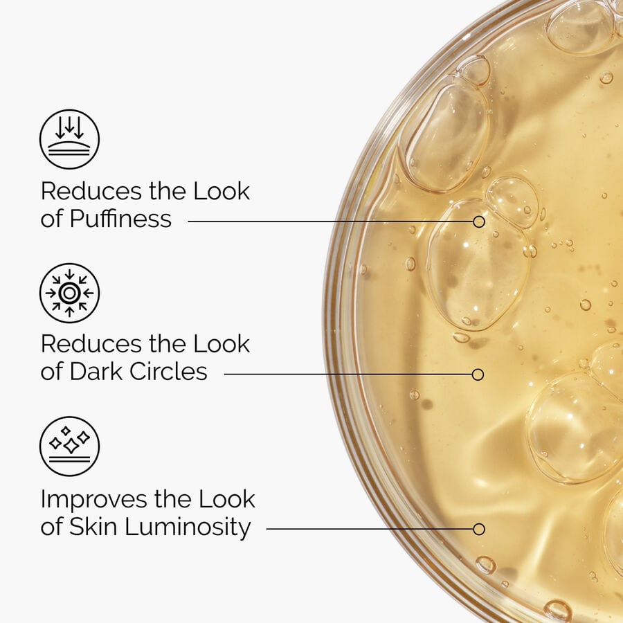 Caffeine Solution 5% + EGCG reduces puffiness and dark circles
