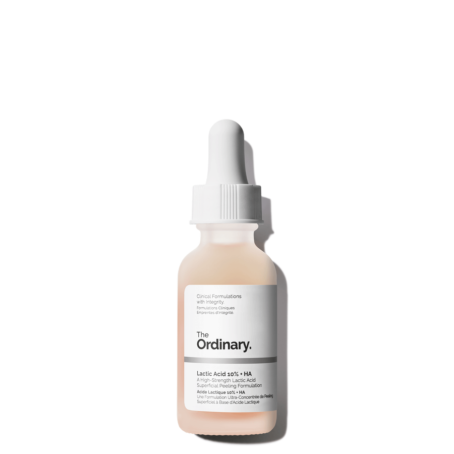 Lactic Acid 10% + HA alpha hydroxy acid (AHA) serum for mild exfoliation