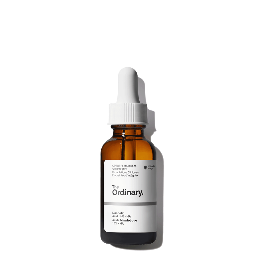Mandelic Acid 10% + HA alpha hydroxy acid (AHA) serum for gentle exfoliation