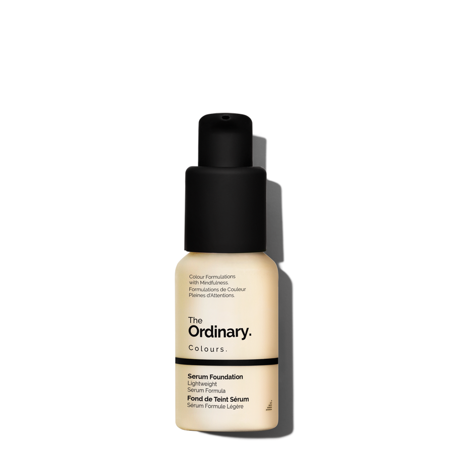 Serum Foundation lightweight pigment with moderate coverage